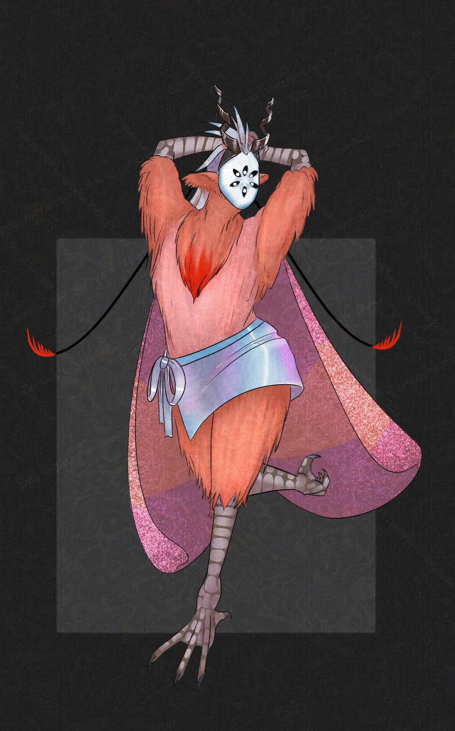 A moth demon