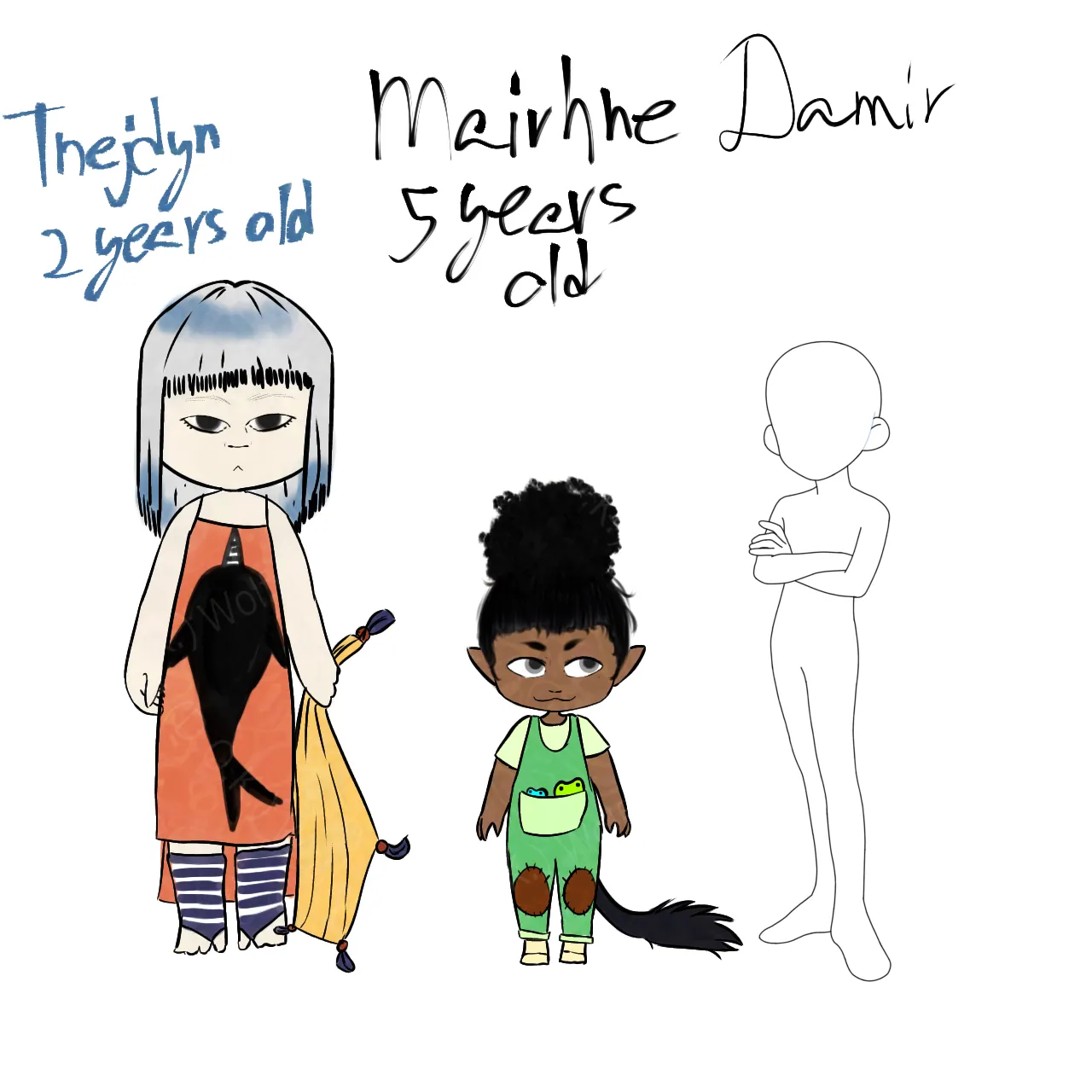 witch children height comparison
